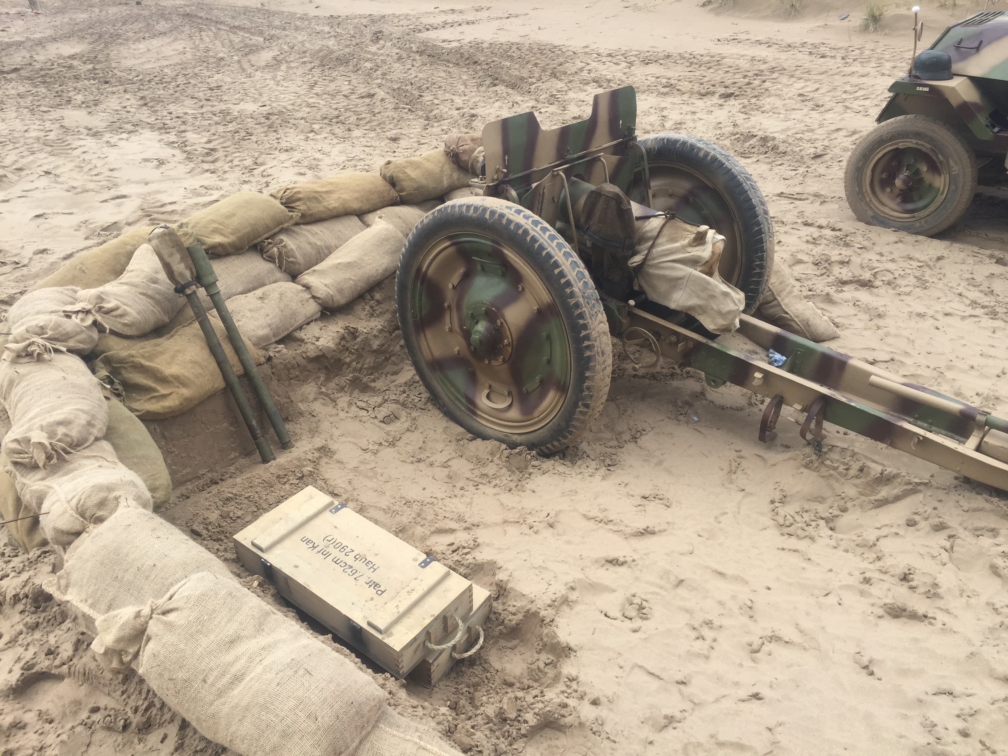 1927 Model Infantry Cannon. 76.2mm Live Firing UK Gun Hire